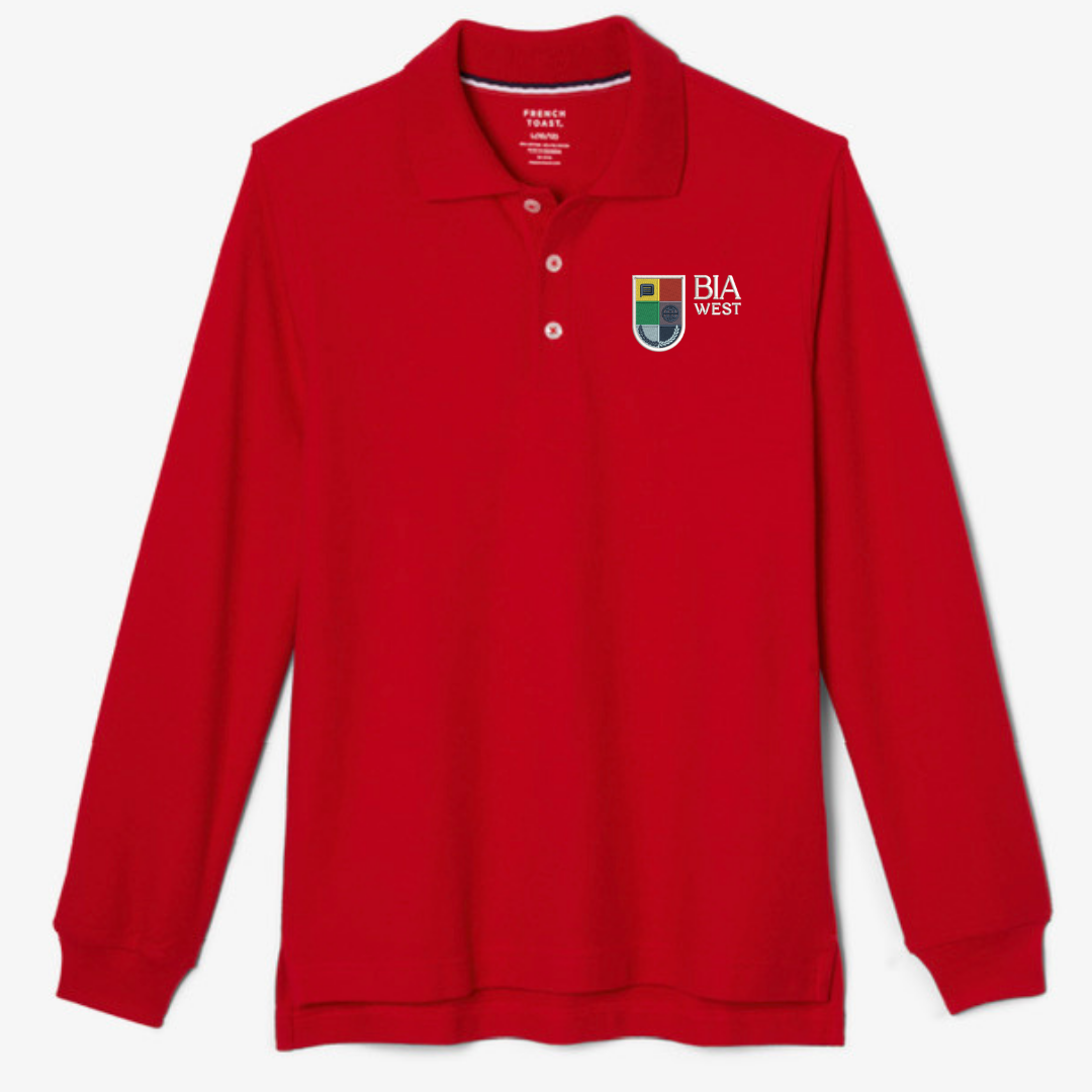 Baltimore International Academy - Youth / Adult Co-Ed Long Sleeve Pique Polos - West