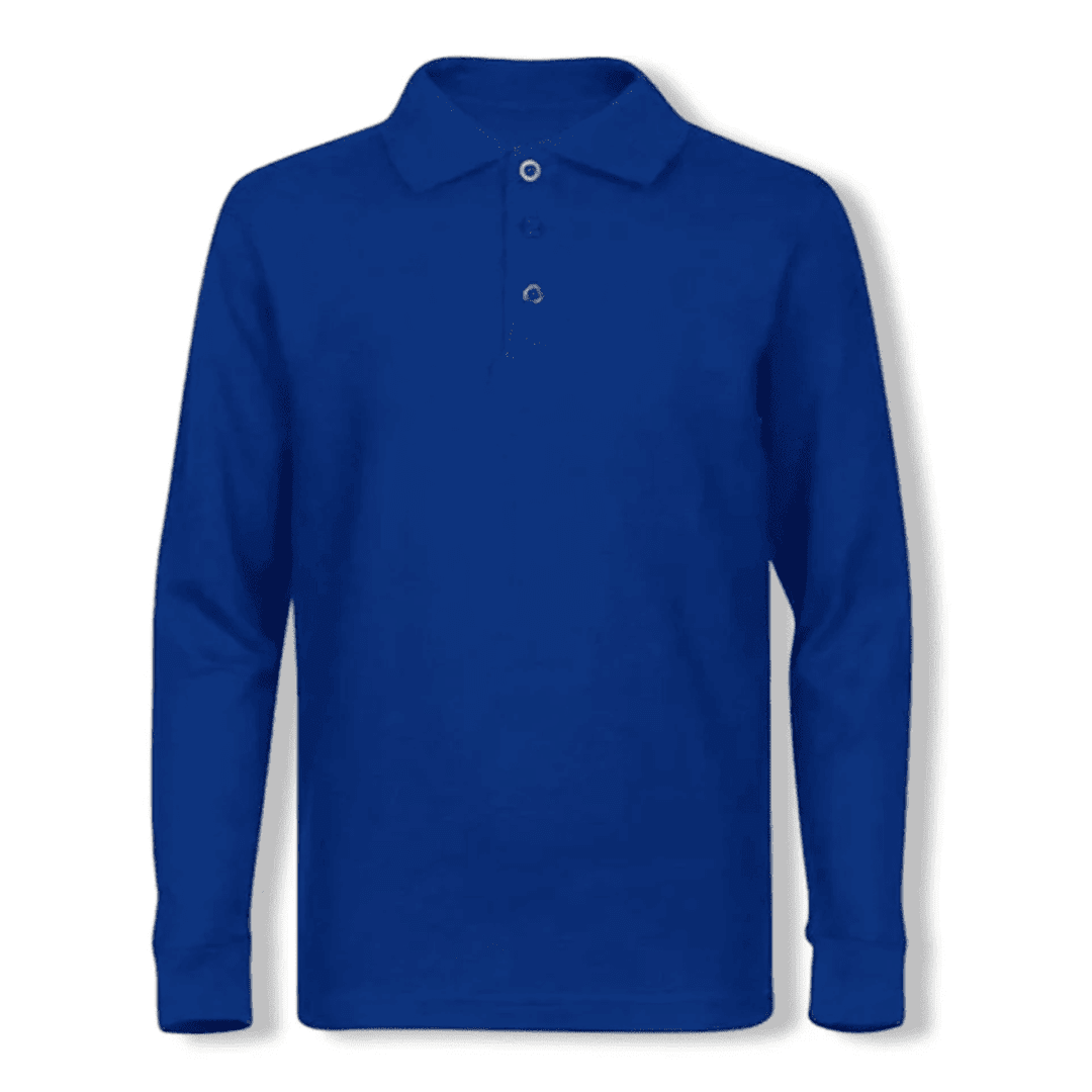 Premium Youth Long Sleeve Polo