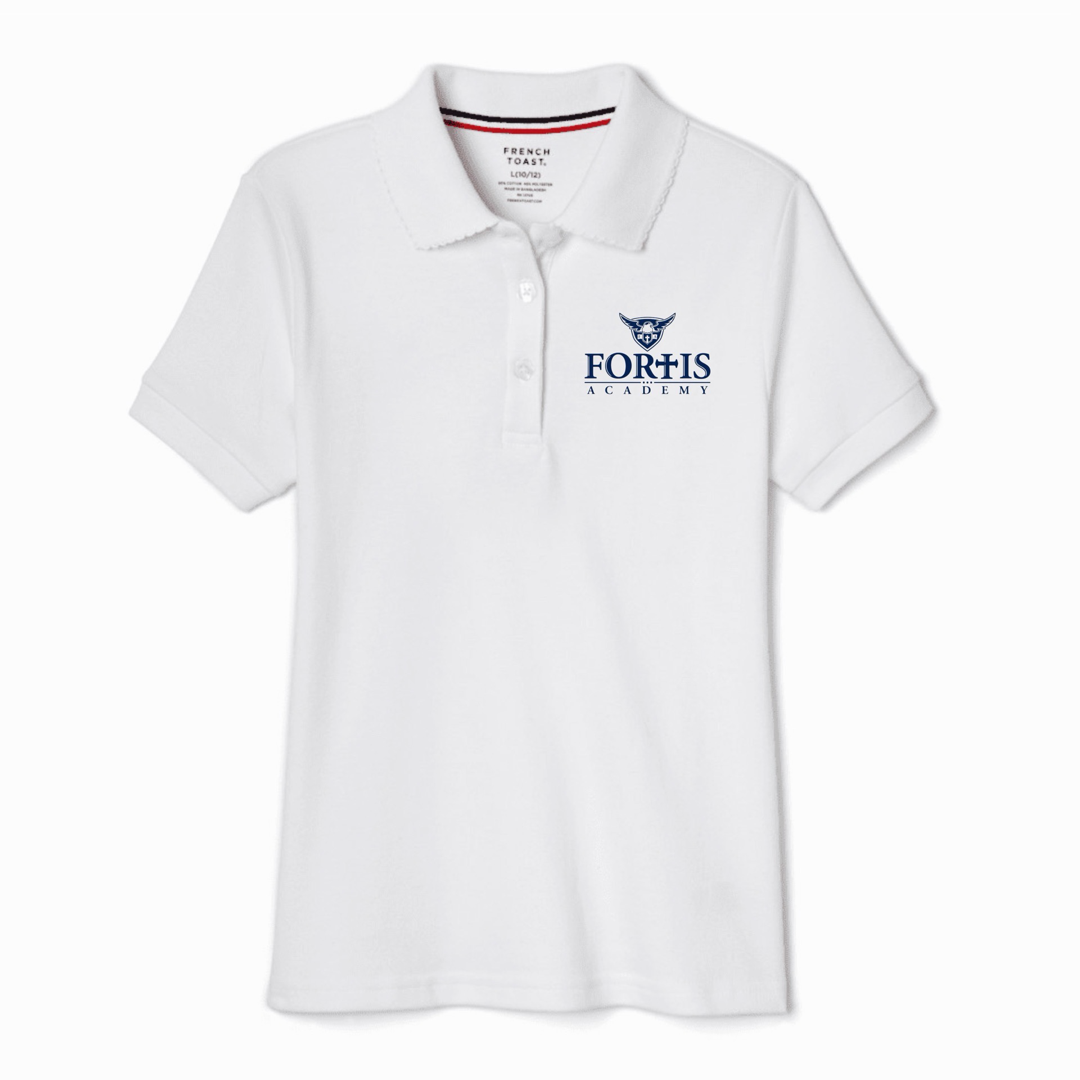 Fortis Academy - Girl's Short Sleeve Picot Collar Polo