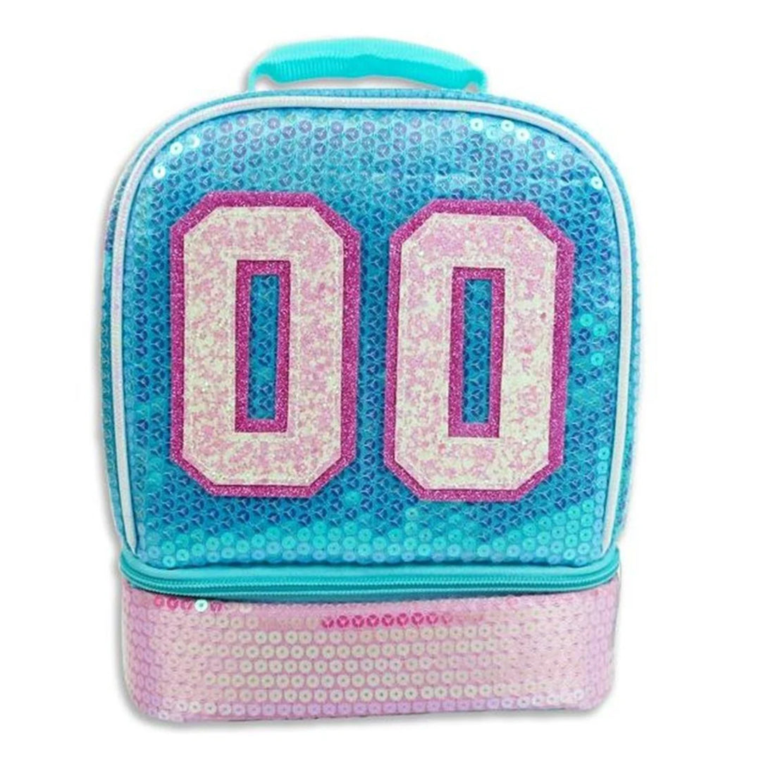 Sequin Varsity Insulated Lunch Bag