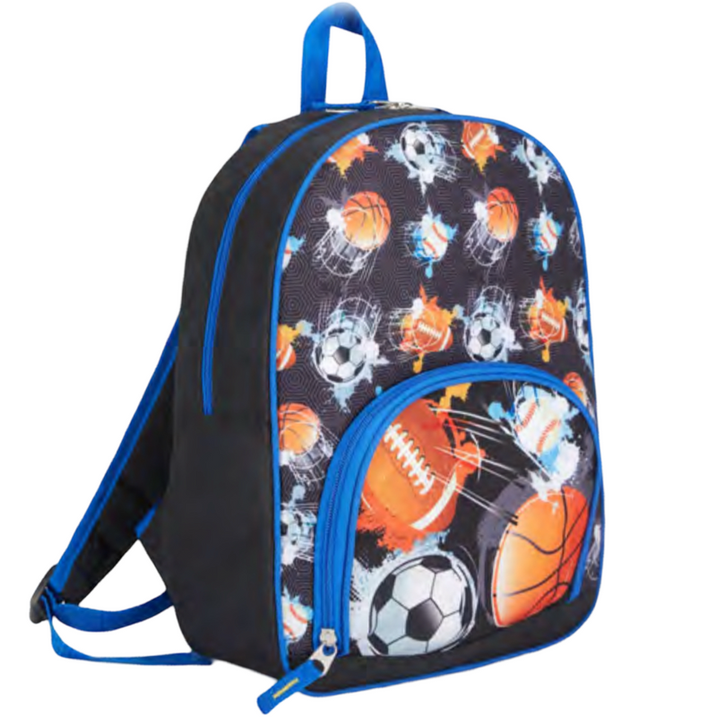 14"  Boy's Printed Juvenile Backpacks