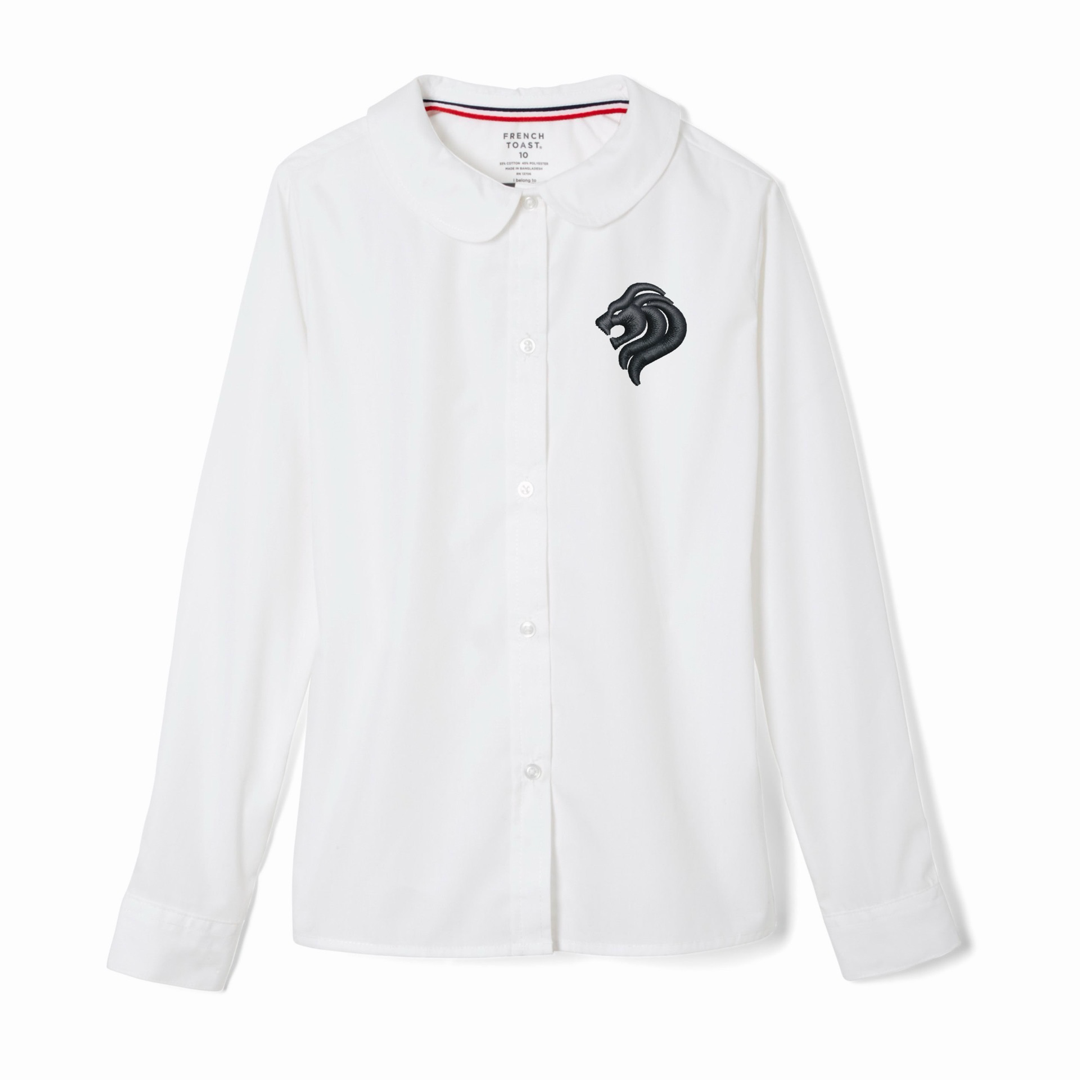 San Diego Jewish Academy - Girl's Long Sleeve Peter Pan Blouse