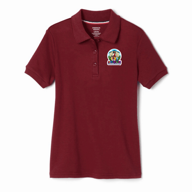 Arms of Love Learning Academy - Girl's Short Sleeve Picot Collar Polo
