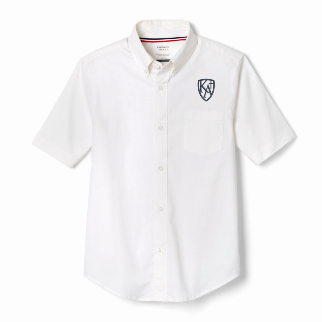 Kings Academy Christian School - Boy's / Young Men's Short Sleeve Oxford Shirt