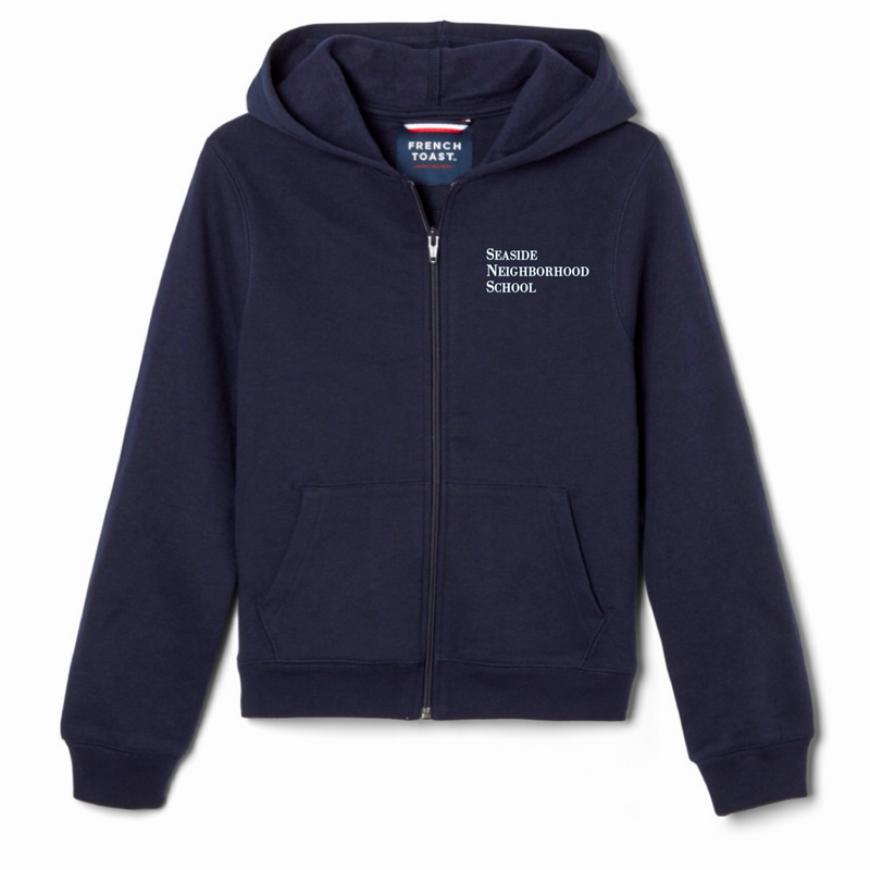 Seaside Neighborhood School - Co-Ed Youth / Adults Fleece Full Zip Hoodie