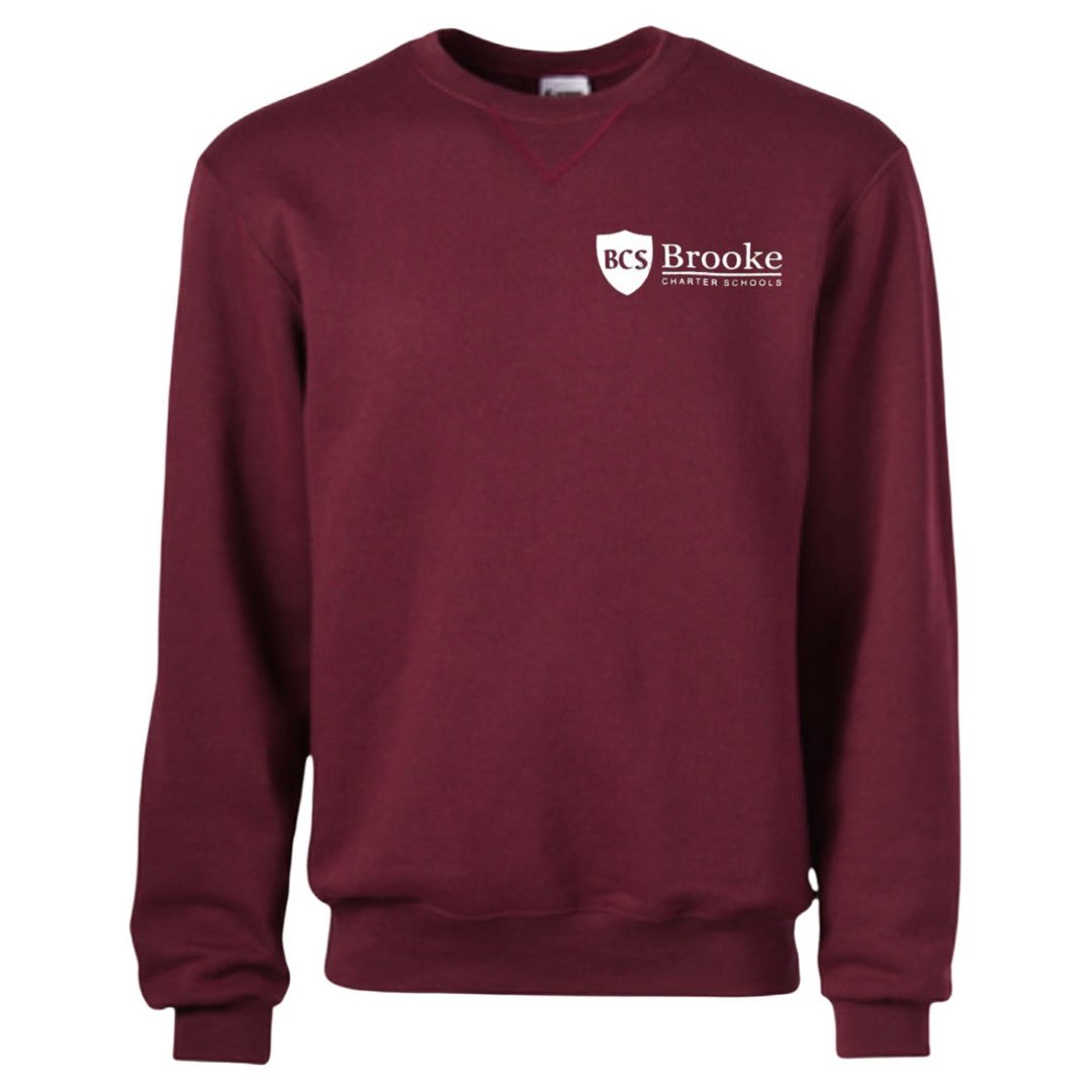 Brooke Charter School - Crew Sweatshirt -Adult