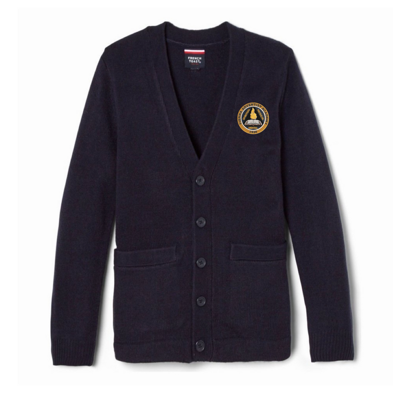 Vienna Adventist - Boy's / Young Men's V-Neck Cardigan Sweater - PK-8th