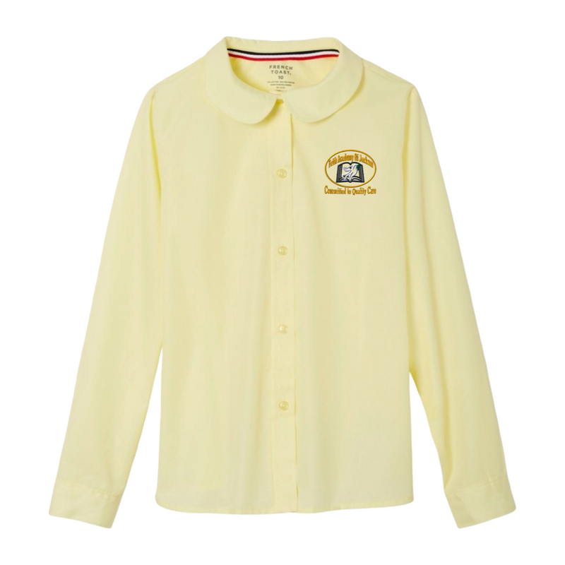 Faith Academy - Girl's Long Sleeve Peter Pan Blouse