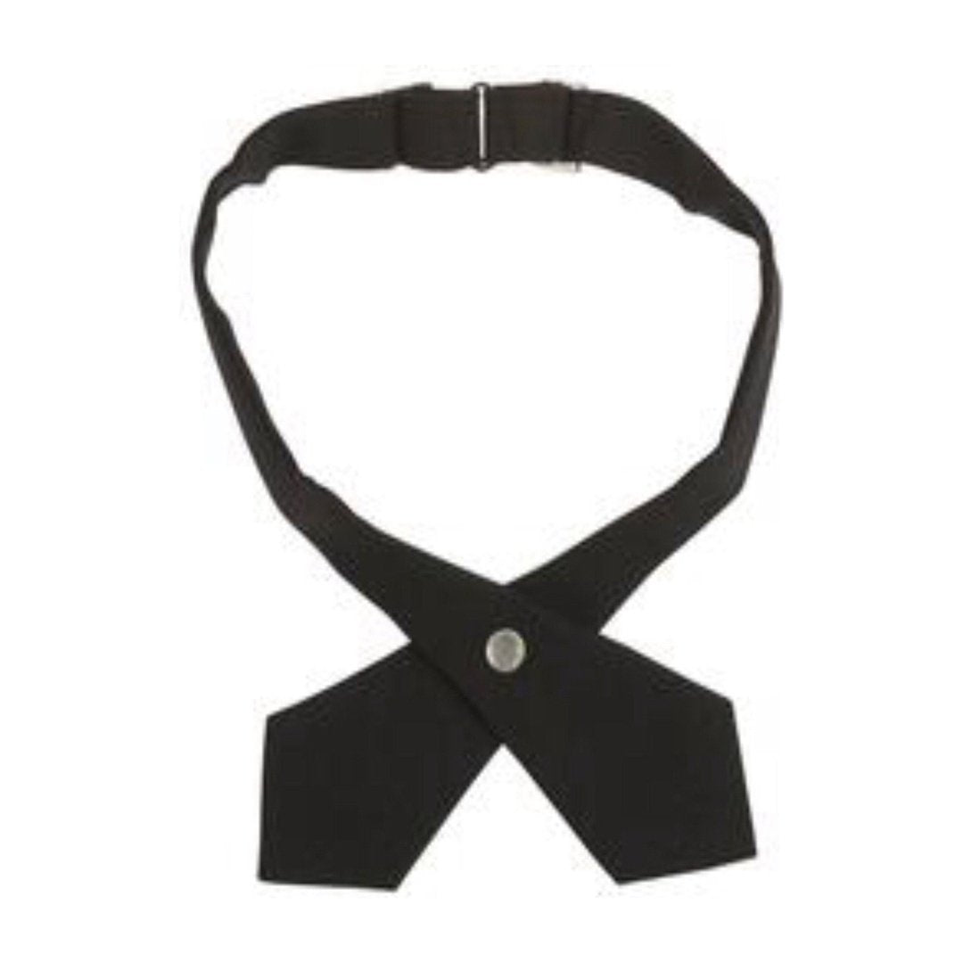 Girls Crossover Tie - One Size - Black