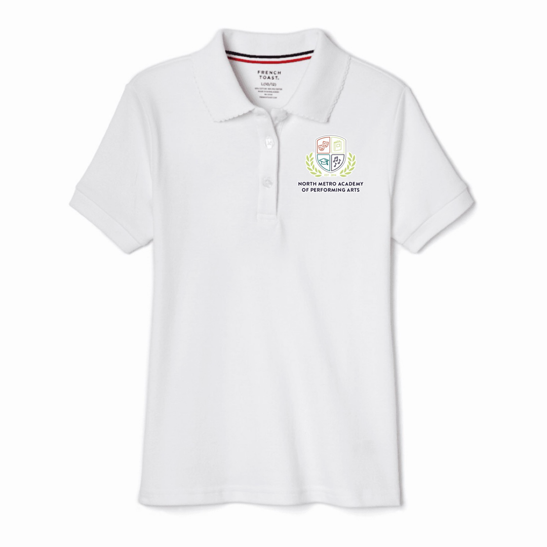 North Metro Academy - Girl's Short Sleeve Picot Collar Polo