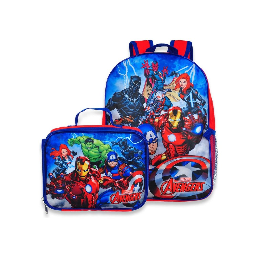 Avengers 16&quot; Backpack/Lunch Bag Combo