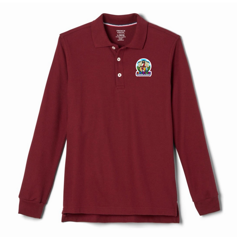 Arms of Love Learning Academy - Co-Ed Youth Long Sleeve Pique Polo