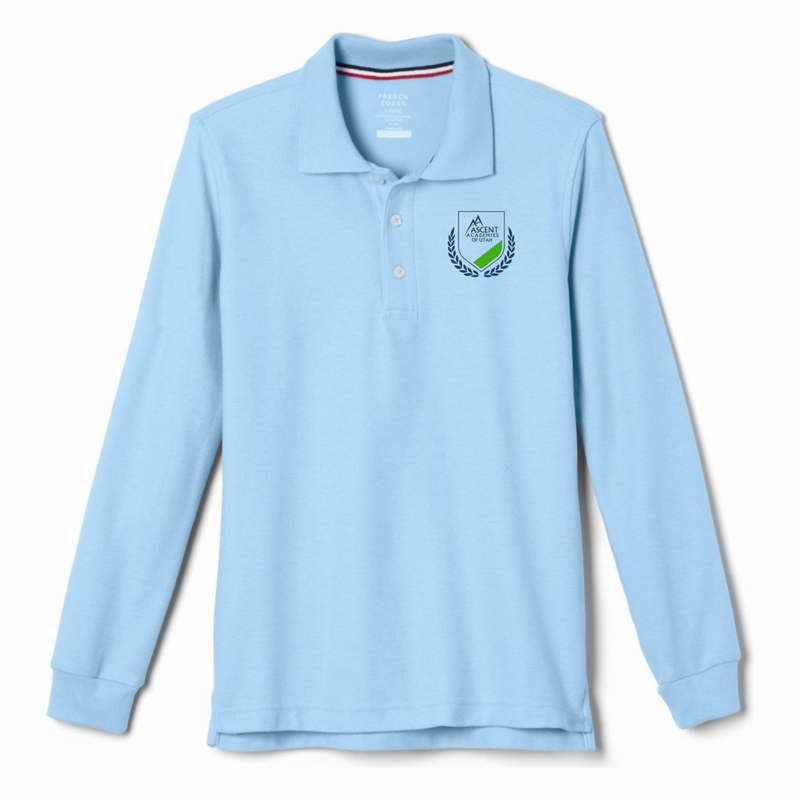 Ascent - Co-Ed Youth / Adult Long Sleeve Pique Polo - K-6