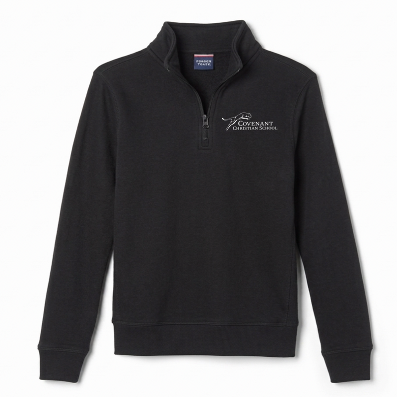 Covenant Christian School -  Youth / Adult Co-Ed 1/4 Zip Sweatshirt