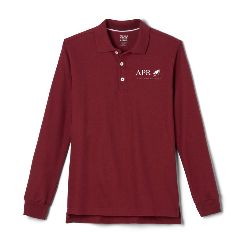 Academy of Pacific Rim - Co-Ed Youth / Adult Long Sleeve Polo