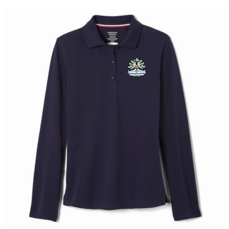 Transformative Leadership Academy - Girl's / Young Women's Long Sleeve Stretch Piqué Polo
