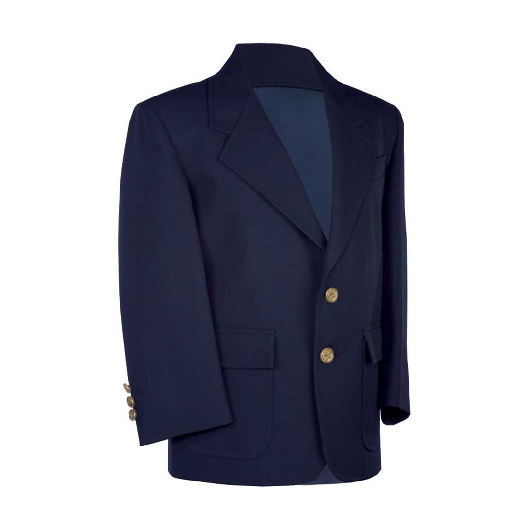 Fontbonne Navy Single Breasted Blazer - Plus Size