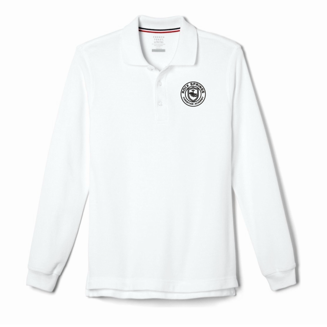 Rock Springs Christian Academy - Youth / Adult Co-Ed Long Sleeve Pique Polos