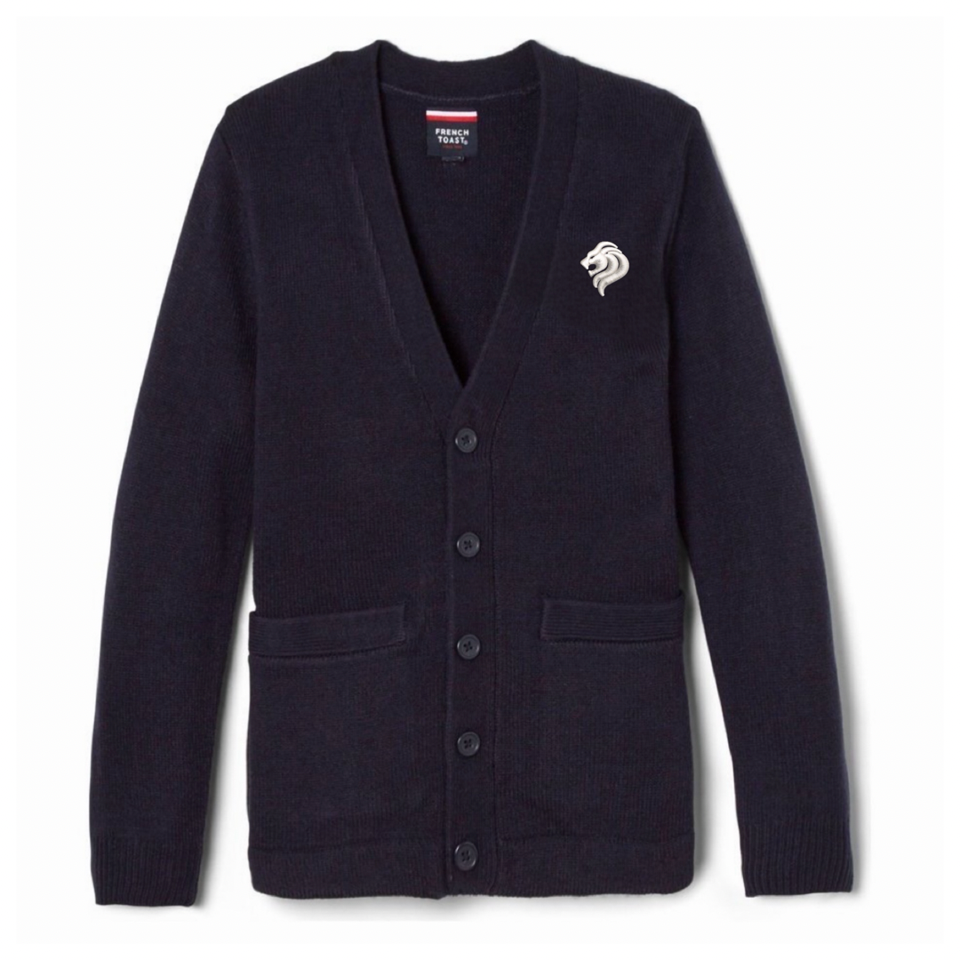 San Diego Jewish Academy - Co-Ed Youth / Adult V-Neck Cardigan Sweater