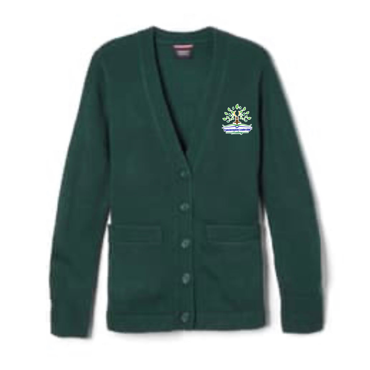 Transformative Leadership Academy - Co-Ed Youth V-Neck Cardigan Sweater