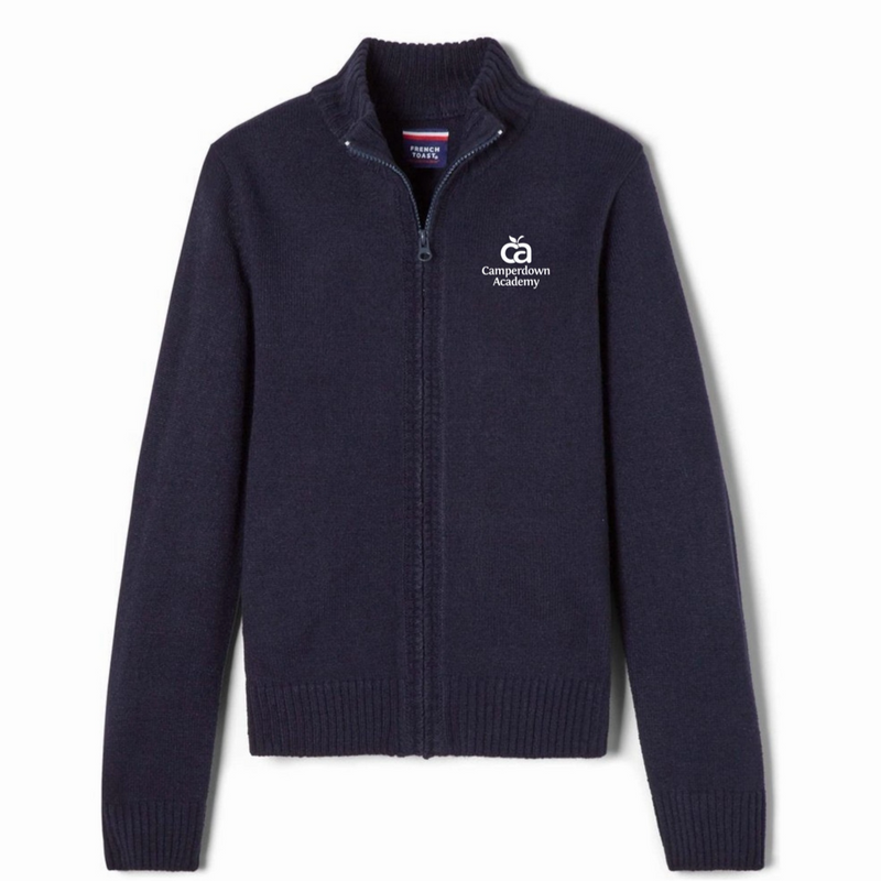 Camperdown Academy - Co-Ed Youth / Adult Zip Front Cardigan