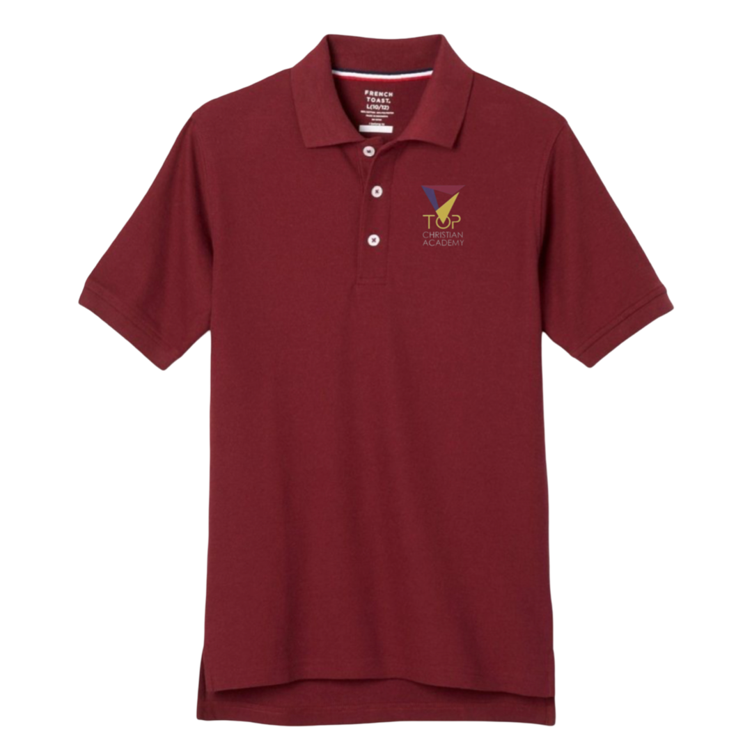 TOP Christian Academy - Co-Ed Youth / Adult Short Sleeve Pique Polos