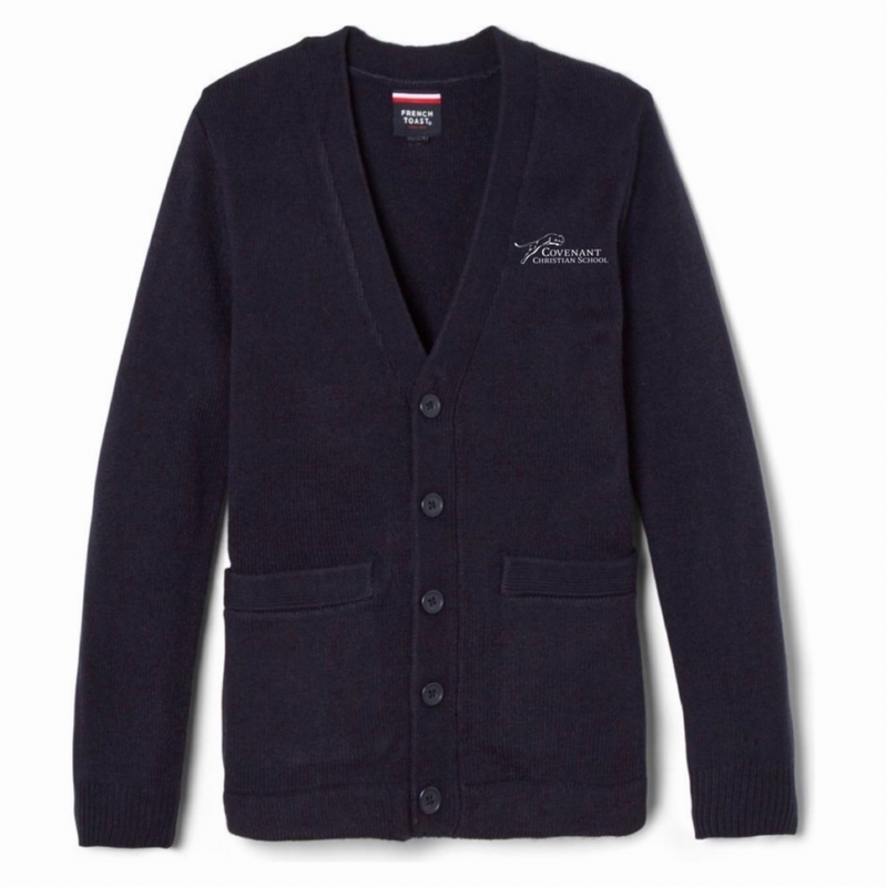 Covenant Christian School - Youth / Adult Co-Ed V-Neck Cardigan Sweater