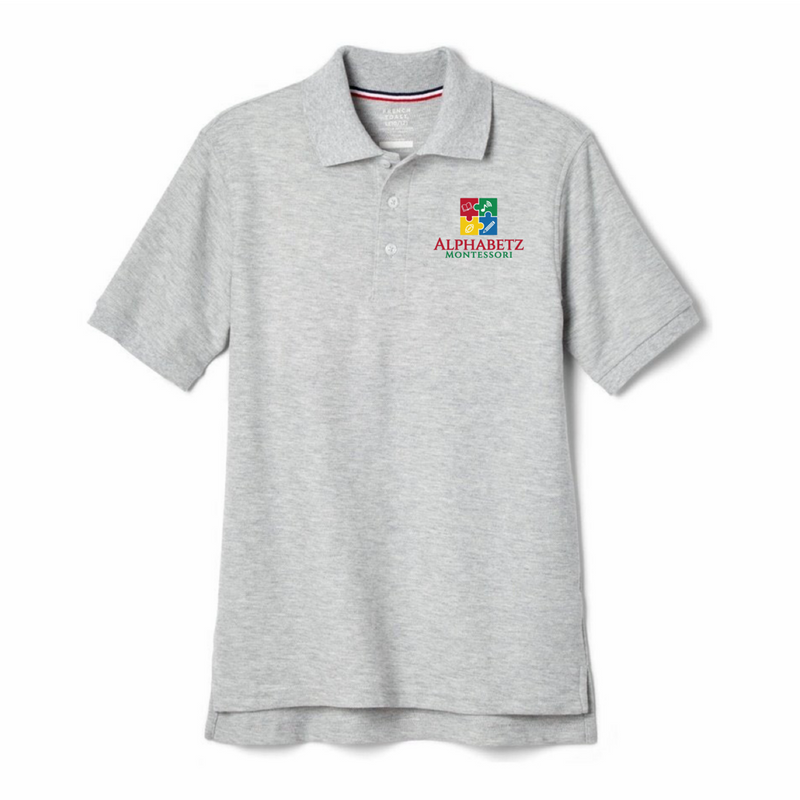 Alphabetz - Boy's  Short Sleeve Pique Polos