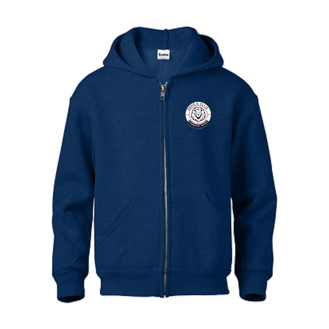 David A. Ellis Full Zip Hoodie-Kids