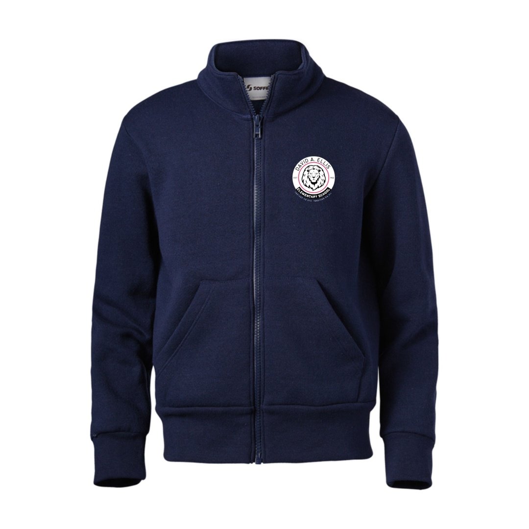 David A. Ellis Full Zip Mock Sweatshirt - Kids