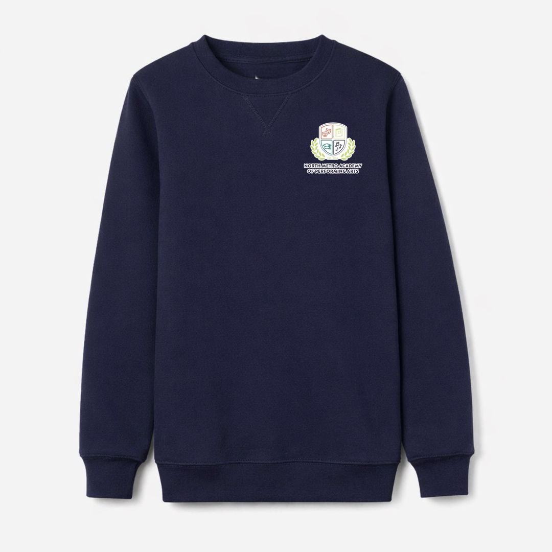 North Metro Academy - Co-Ed Youth / Adult Fleece Crewneck Sweatshirt
