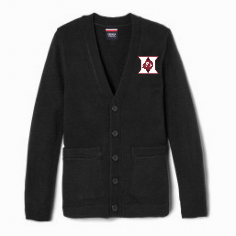 Harvest Christian School - Co-Ed Youth / Young Adult V-Neck Cardigan Sweater