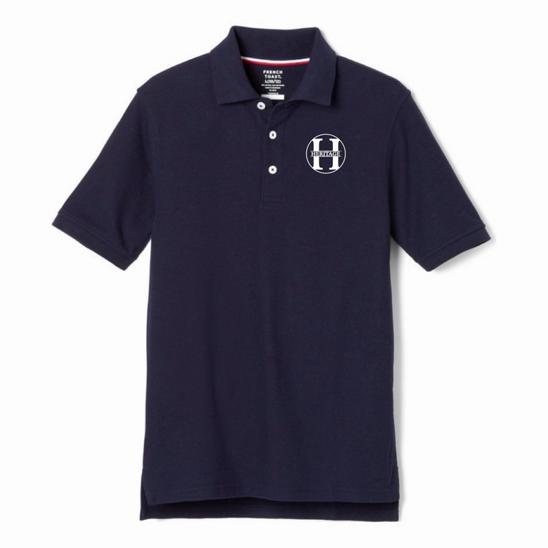 Heritage Baptist - Co-Ed Youth / Adult Short Sleeve Pique Polos