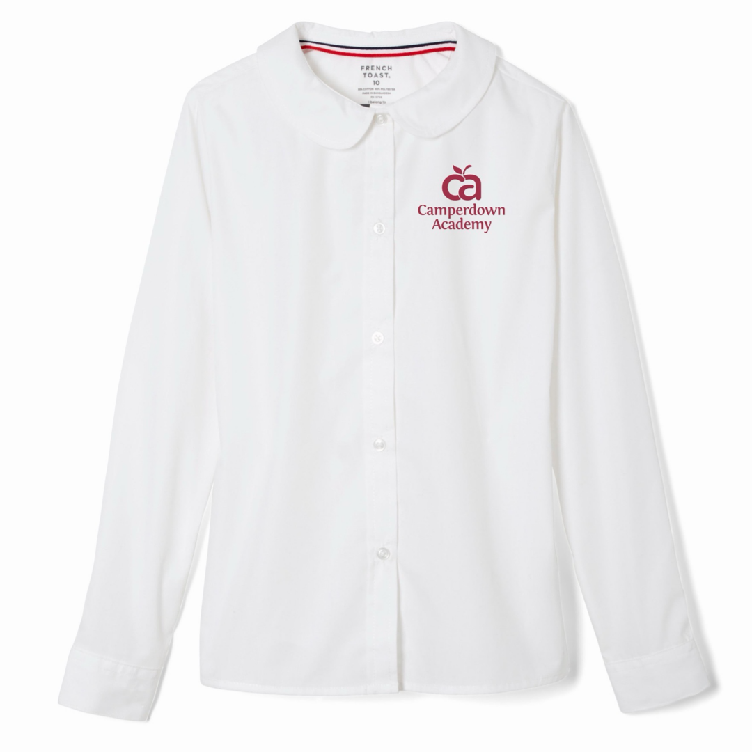 Camperdown Academy - Girl's Long Sleeve Peter Pan Blouse