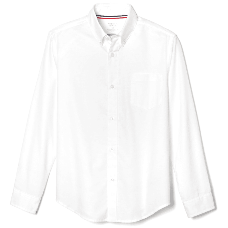 Surprise Scholé Academy - Boy's / Young Men's Long Sleeve Oxford Shirt - No Logo