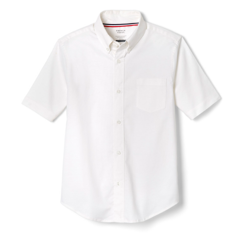Surprise  Scholé Academy - Boy's / Young Men's Short Sleeve Oxford Shirt - No Logo