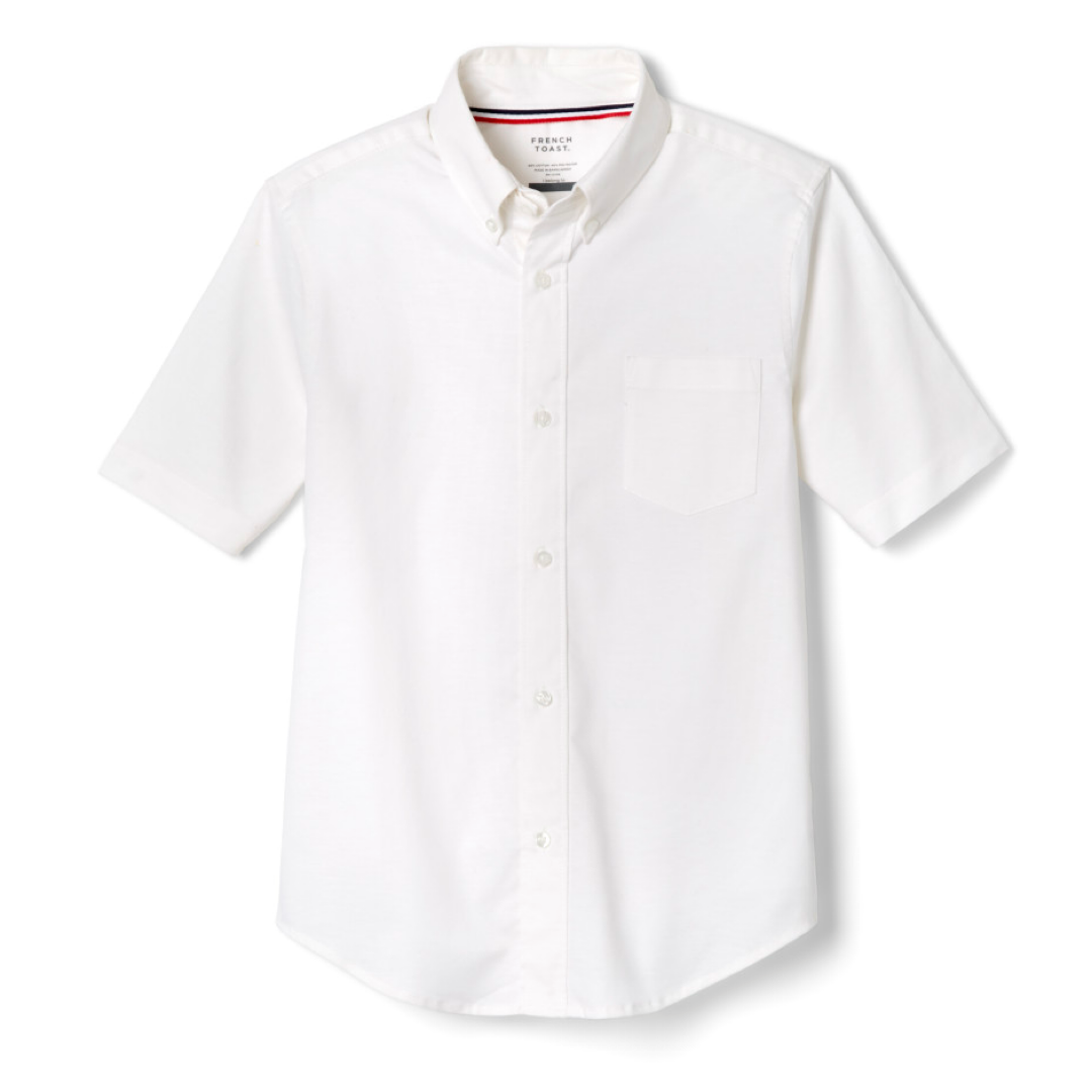 Surprise  Scholé Academy - Boy's / Young Men's Short Sleeve Oxford Shirt - No Logo
