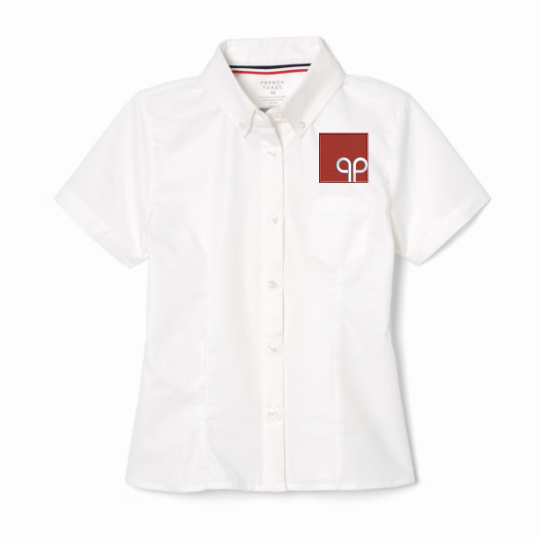 Parker Performing Arts - Girl's / Young Women's Short Sleeve Feminine Fit Oxford Shirt