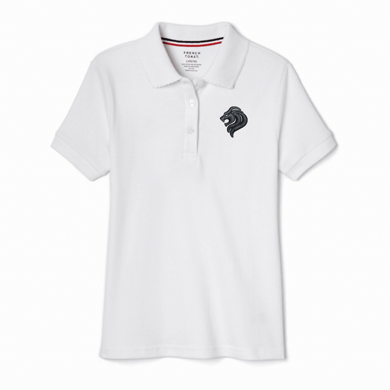 San Diego Jewish Academy - Girl's Short Sleeve Picot Collar Polo