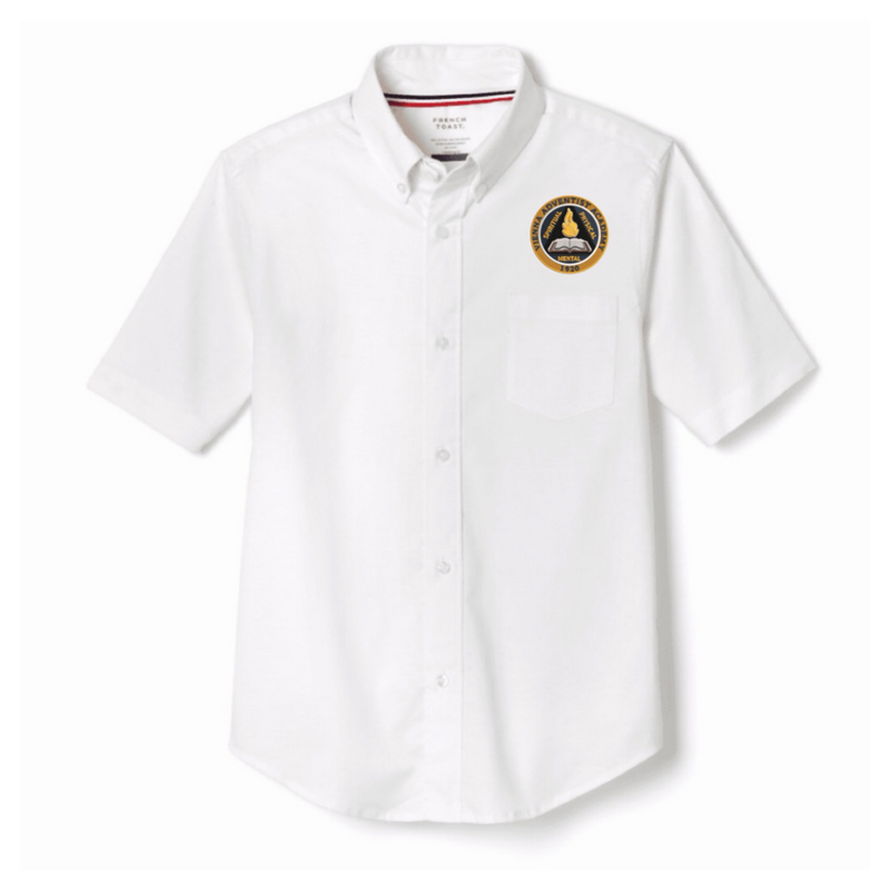 Vienna Adventist - Boy's / Young Men's Short Sleeve Oxford Shirt - 5-8th