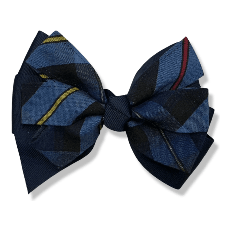 Large Pinwheel Bow - Plaid P41
