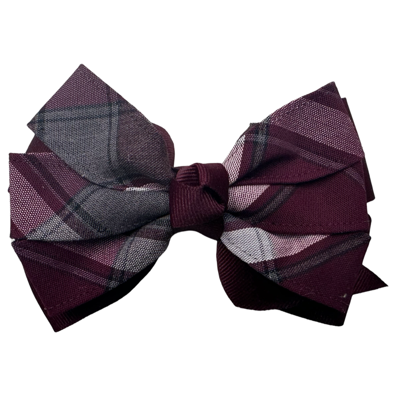 Rogers City Baptist - Large Pinwheel Bow - Plaid P54
