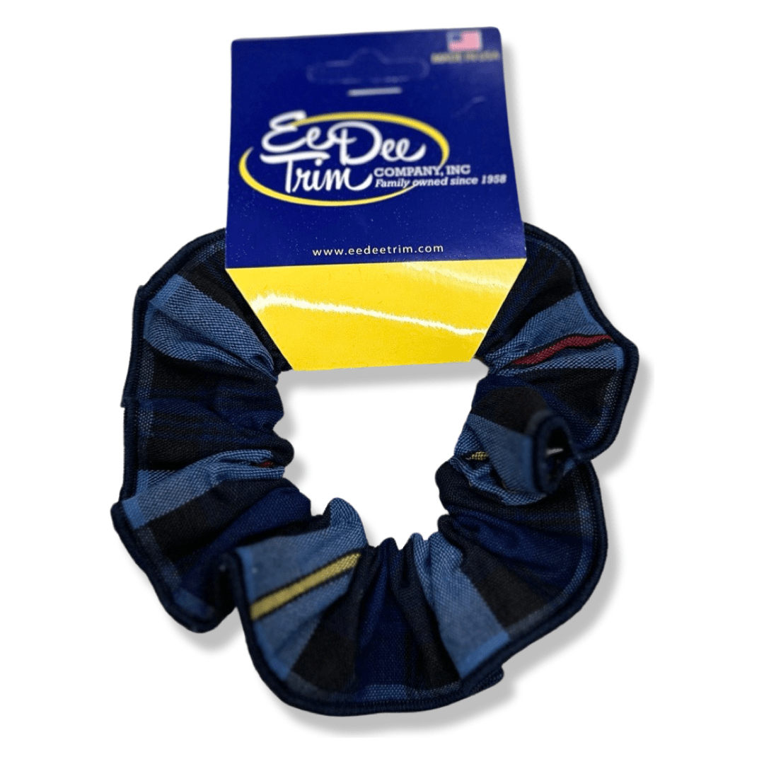 Scrunchie with Merrowed Edge - Plaid P41