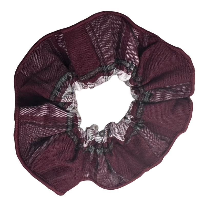 Scrunchie with Merrowed Edge - Plaid P54