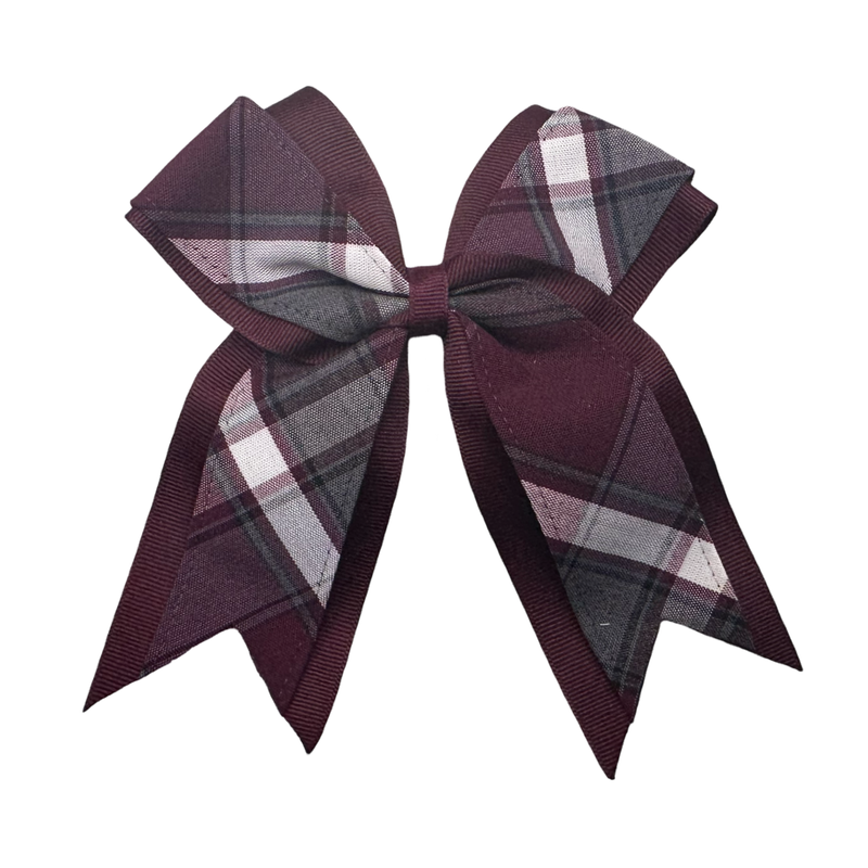 East Gate Christian Academy - 2 Layer Cheer Bow  - P54