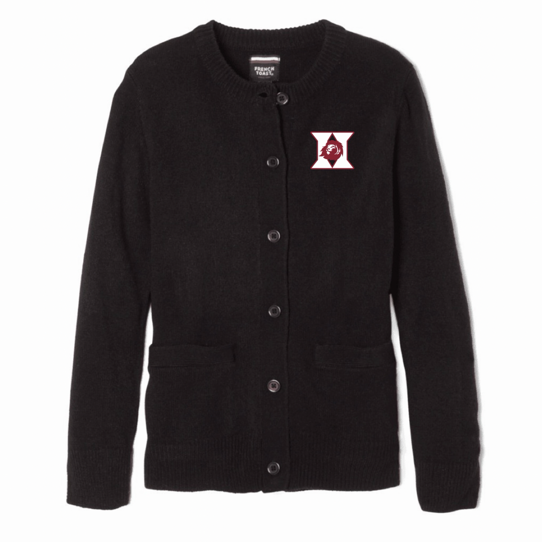 Harvest Christian School - Girl's / Young Women's Crewneck Cardigan