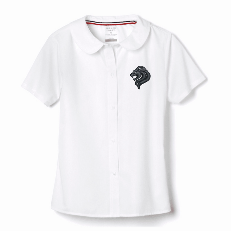 San Diego Jewish Academy - Girl's Short Sleeve Peter Pan Blouse