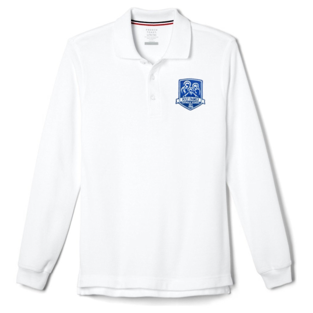 Holy Family Catholic School - Co-Ed Husky Long Sleeve Pique Polo - Kids