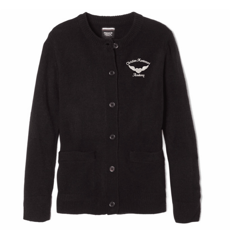 ICMA - Girl's / Young Women's Crewneck Cardigan Sweater