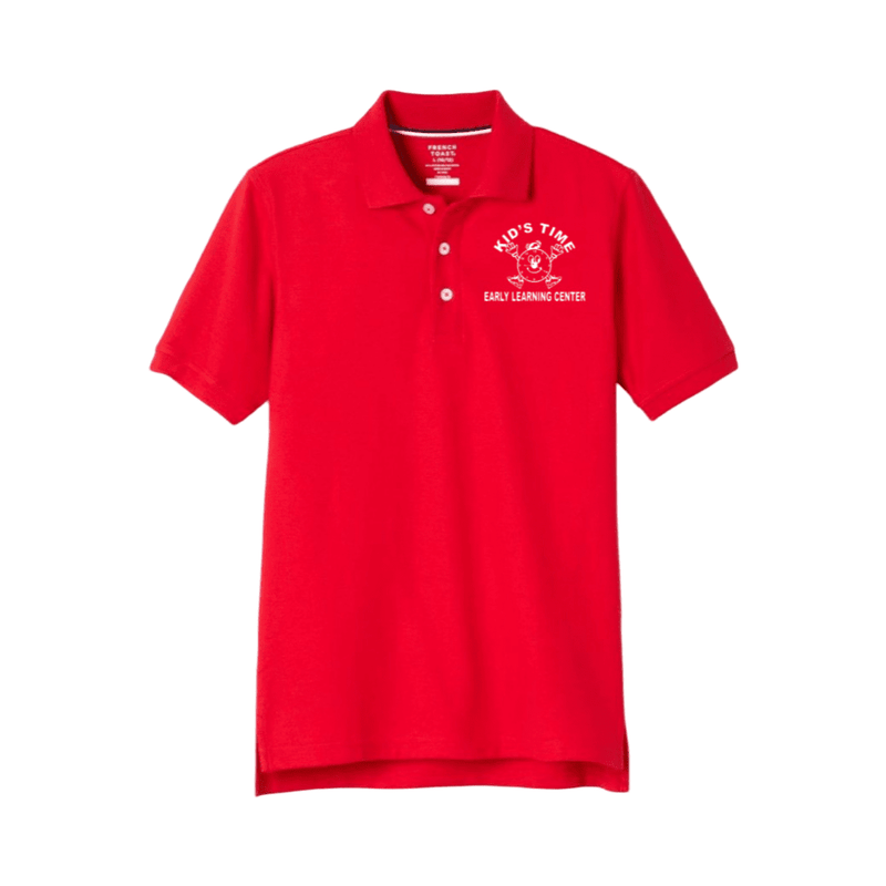 Kids Time Early Learning Center -  Red Short Sleeve Polo -  Kids